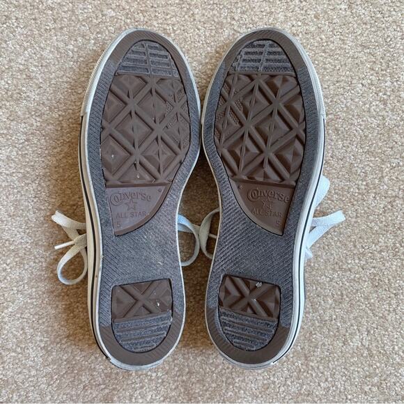 Converse Charcoal Grey Double-Tongue Chuck Taylor All-Star Sneakers Women Sz 7 - Picture 2 of 7